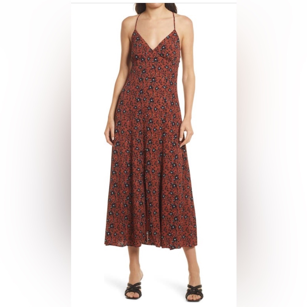 Nordstrom -Cami front button maxi-dress - Size M
